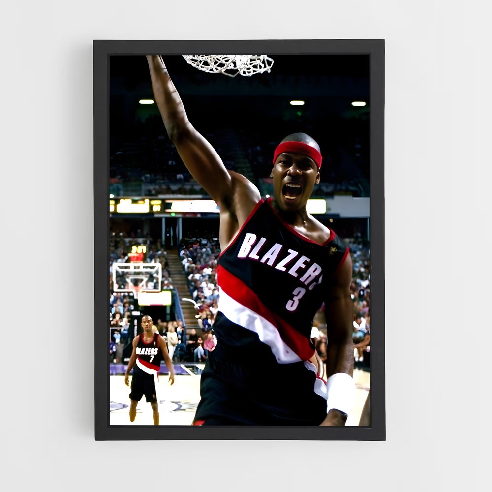 Poster Portland de trail – affiche Basketball (vue 2)